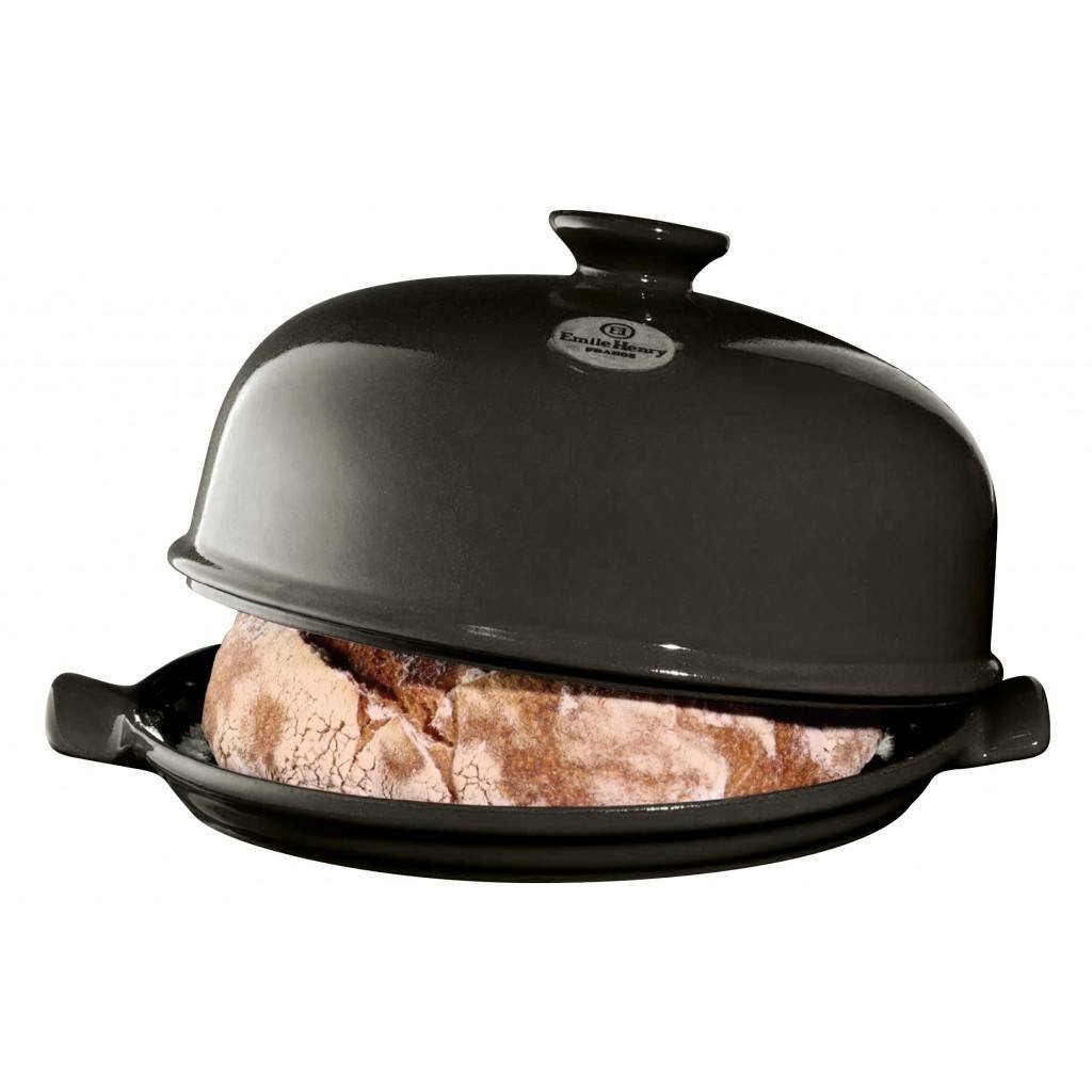 Emile Henry Bread Cloche Fusain