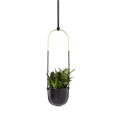 Umbra Bolo Hanging Planter - Black