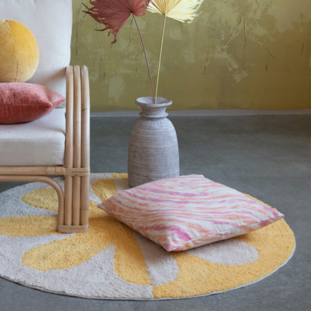 Bloomingville Marble Printed Pillow