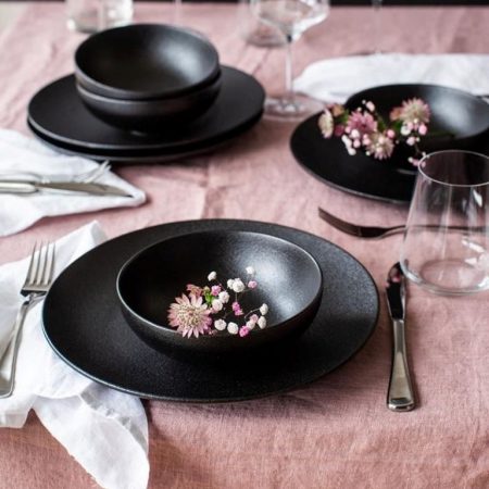 Maxwell and Williams Caviar Black Coupe Plate