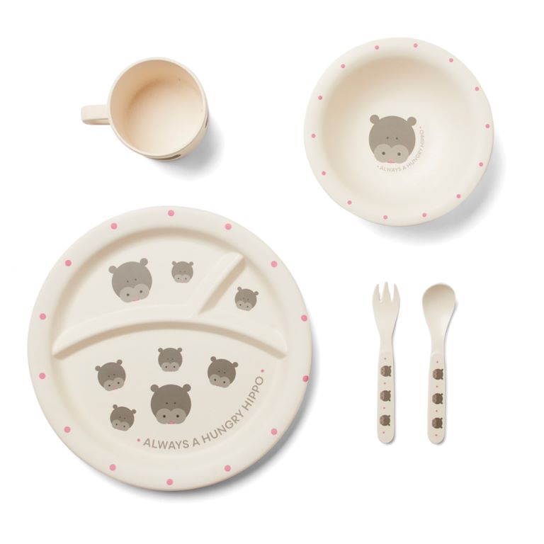 Red Rover Dinner Set - Hippo - Image 2