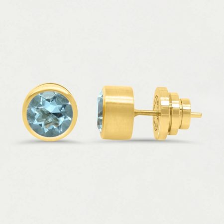 Dean Davidson Signature Midi Knockout Stud Earrings - Blue Topaz