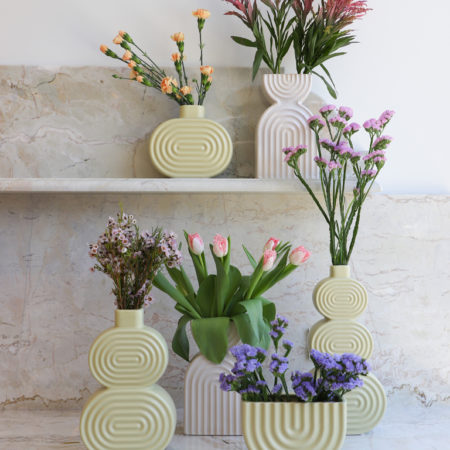 Abbott Ridged Oval Vase
