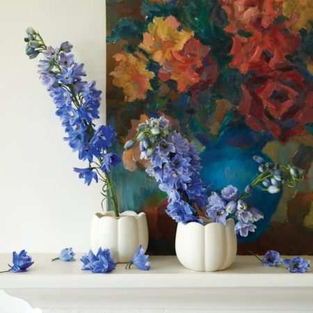 Floral Society Flower Frog Vase
