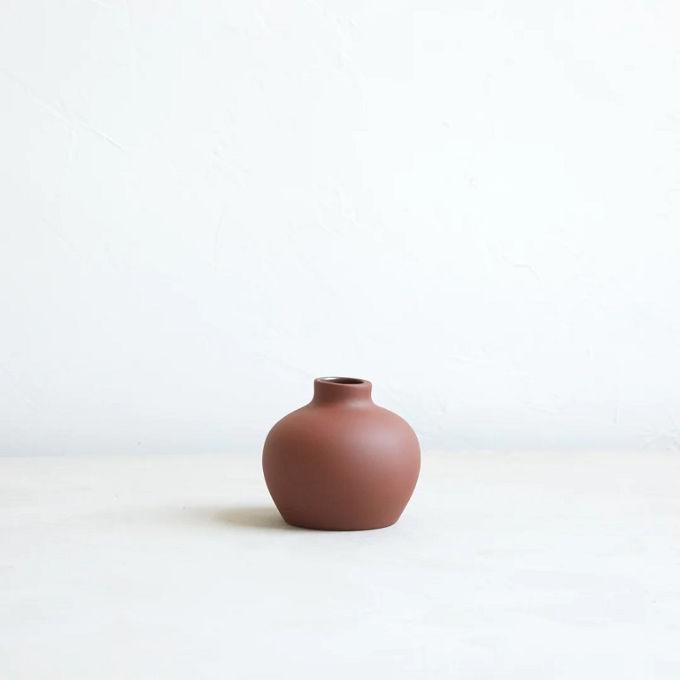 Floral Society Ceramic Blossom Vase - Earth - Image 4