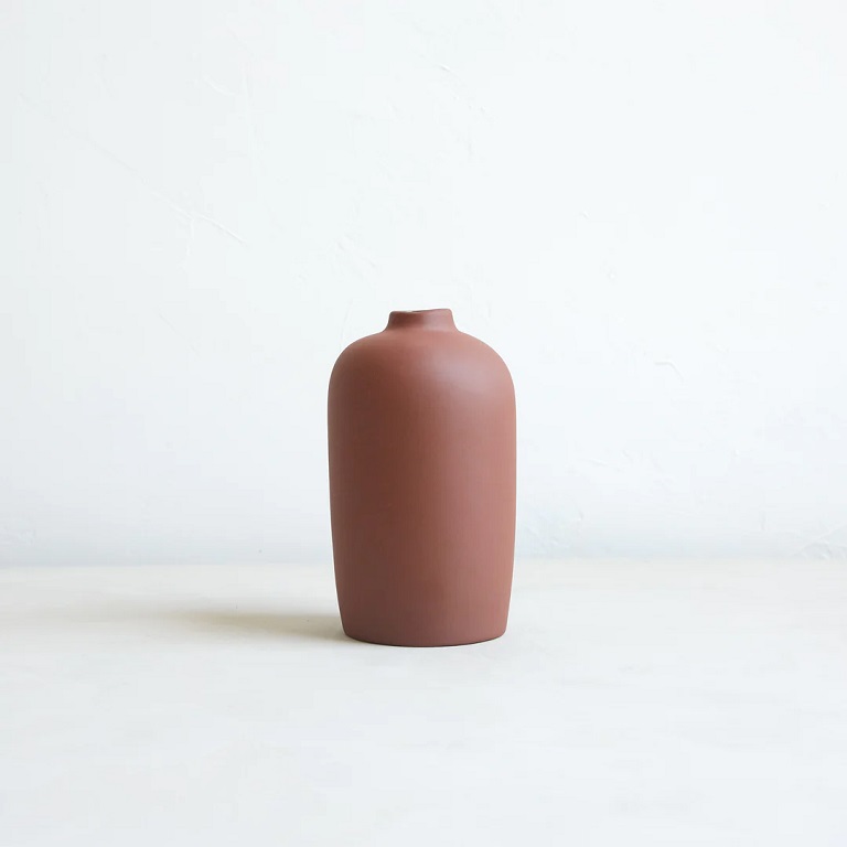 Floral Society Ceramic Blossom Vase - Earth - Image 3