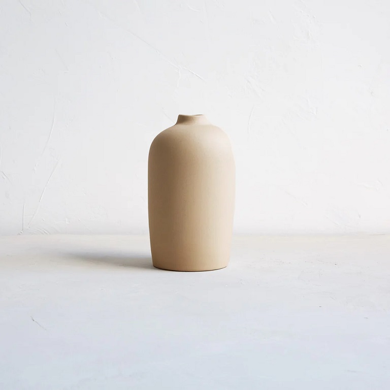 Floral Society Ceramic Blossom Vase - Sand - Image 2