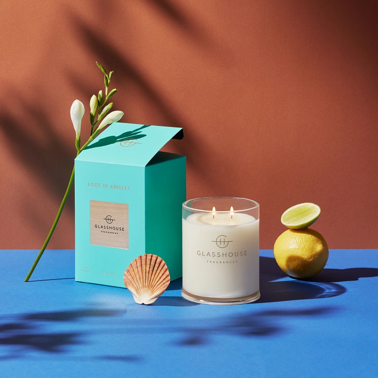 Glasshouse Fragrances Candle 380g - Lost in Amalfi
