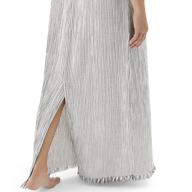 Pokoloko Crinkle Strappy Dress- Striped - Image 3