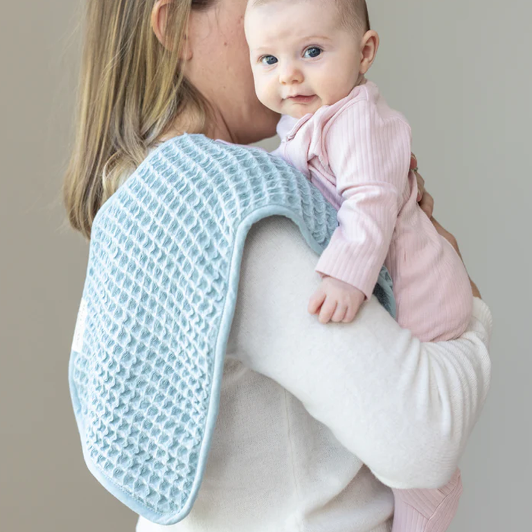 Bella Tunno Baby Bib & Burp Cloth Set - Fog - Image 3