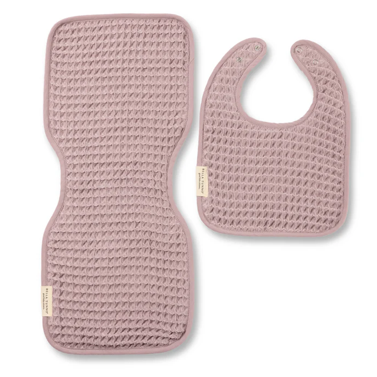 Bella Tunno Baby Bib & Burp Set - Orchid - Image 2