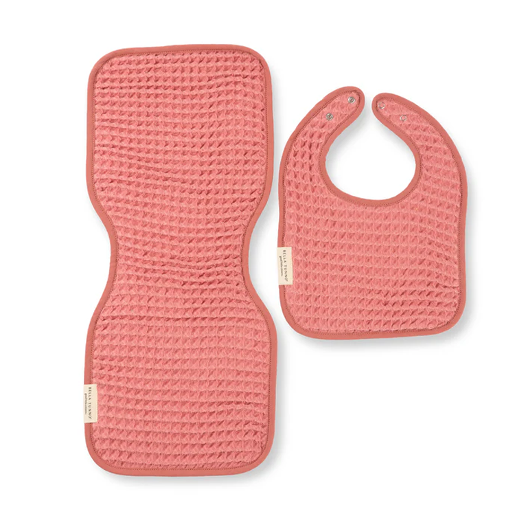 Bella Tunno Baby Bib & Burp Cloth Set - Watermelon - Image 2