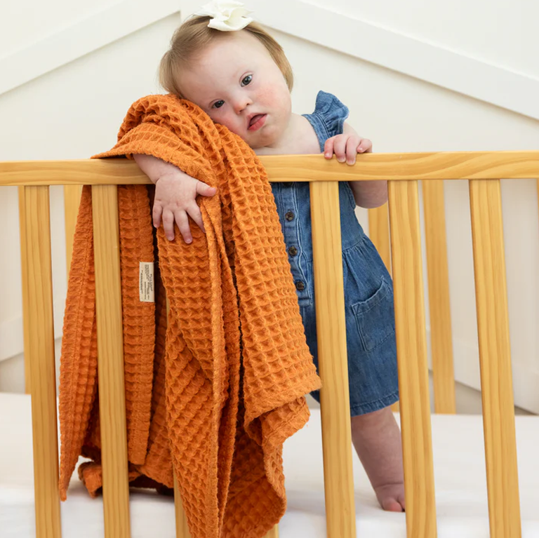 Bella Tunno Baby Blanket - Pumpkin - Image 3