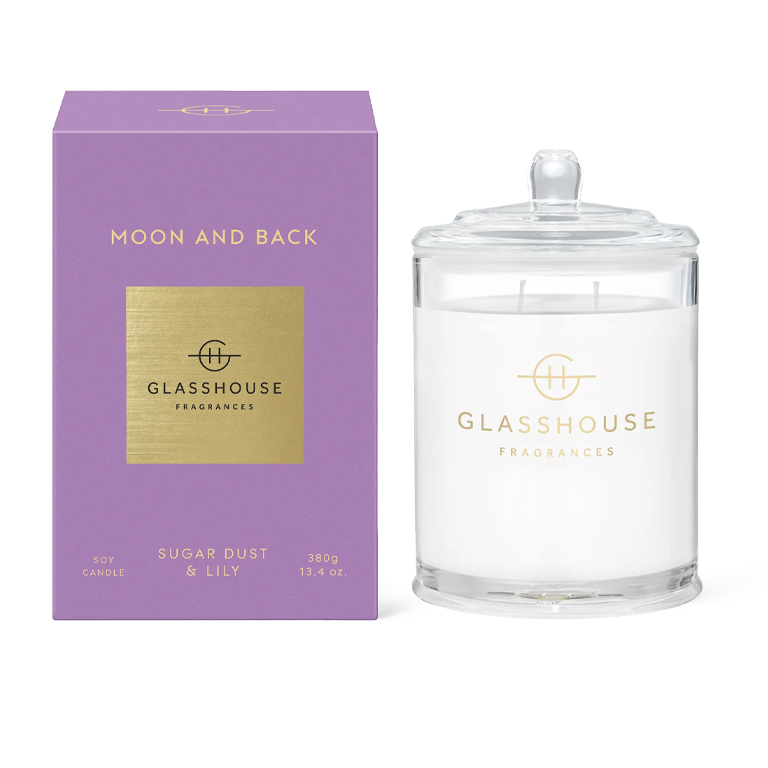 Glasshouse Fragrances Candle 380g - Moon and Back - Image 2