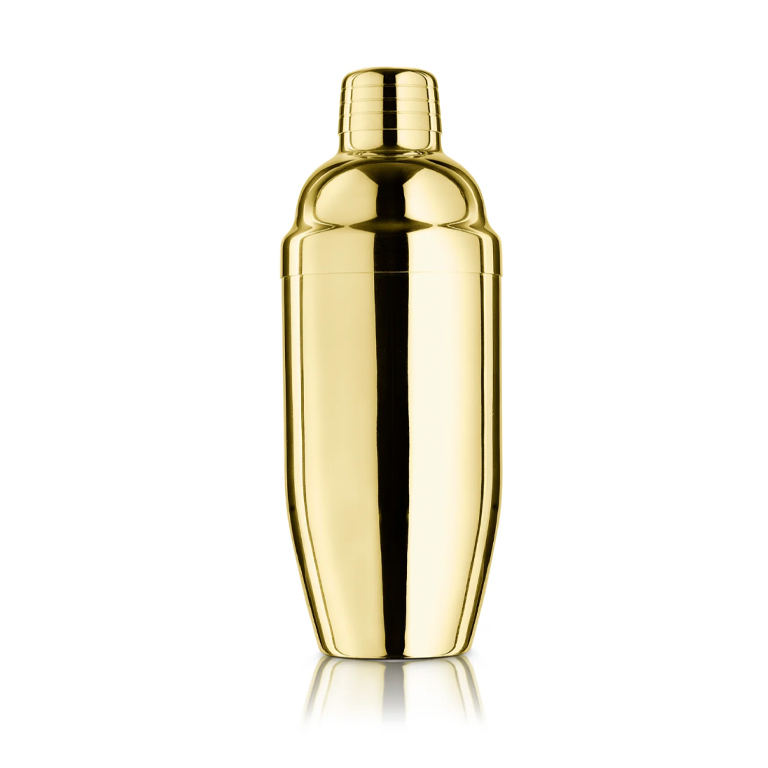 Final Touch Cocktail Shaker - Double Wall Brass - Image 2