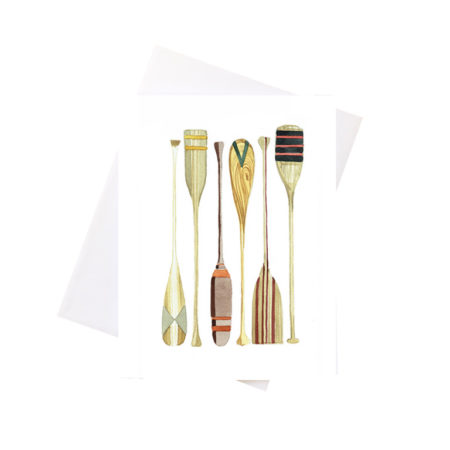 Niki Kingsmill Greeting Card - Oars
