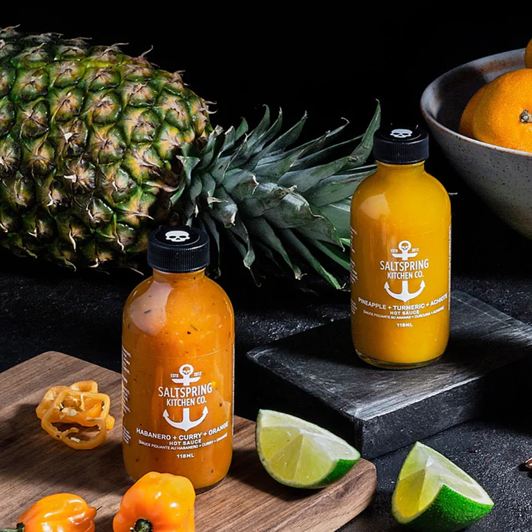 SaltSpring Kitchen Hot Sauce - Pineapple, Tumeric & Achiote