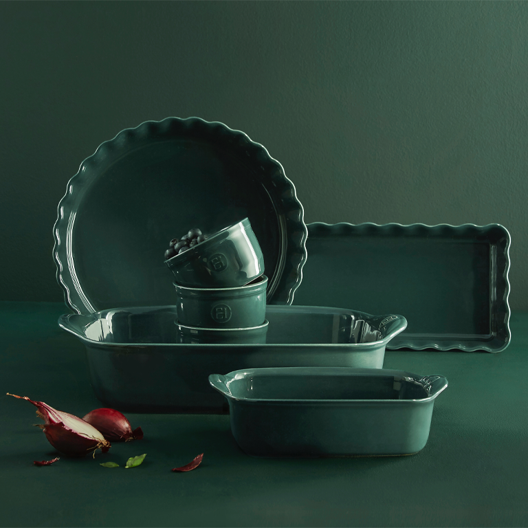 Emile Henry Rectangular Tart Dish - Cedre - Image 4