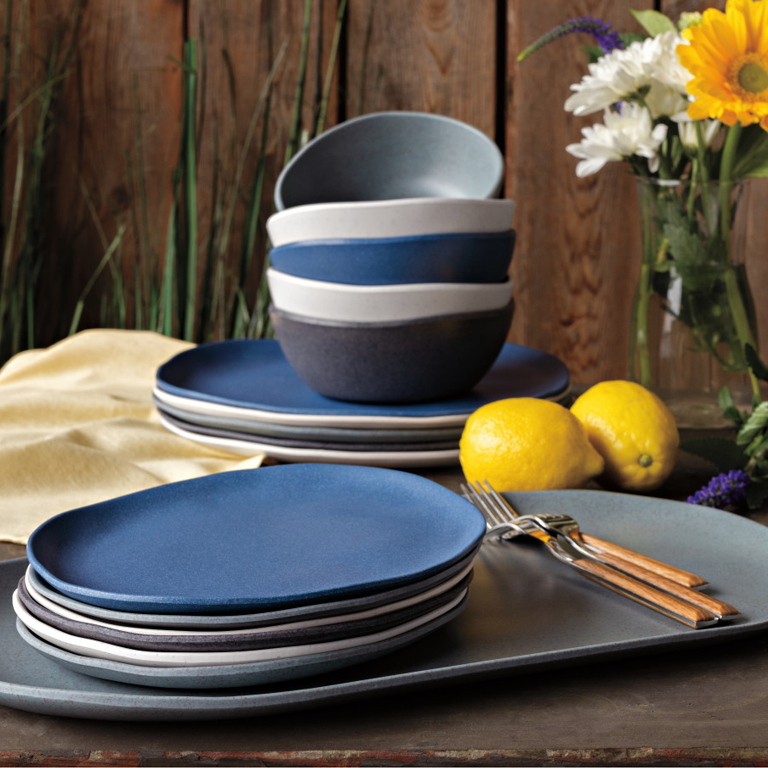 Now Designs Fresco Dinner Plate - Riverstone - Image 2