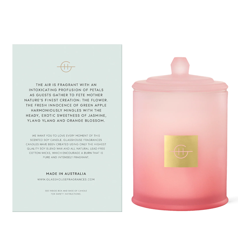 Glasshouse Frangrances Candle 380g - Flower Show - Image 3