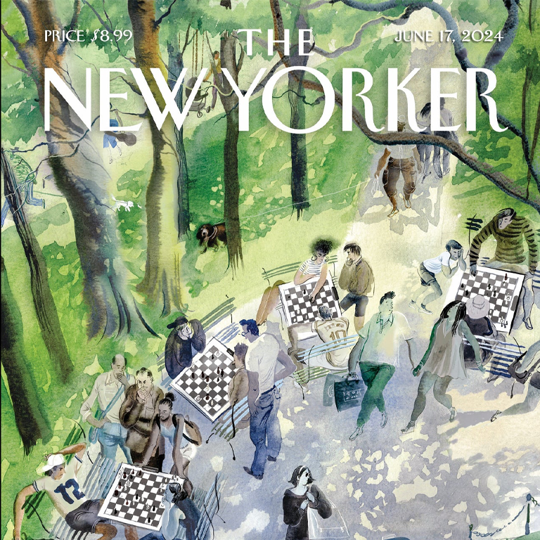 New York Puzzle Company - THE NEW YORKER | Pawns In The Park - Image 2