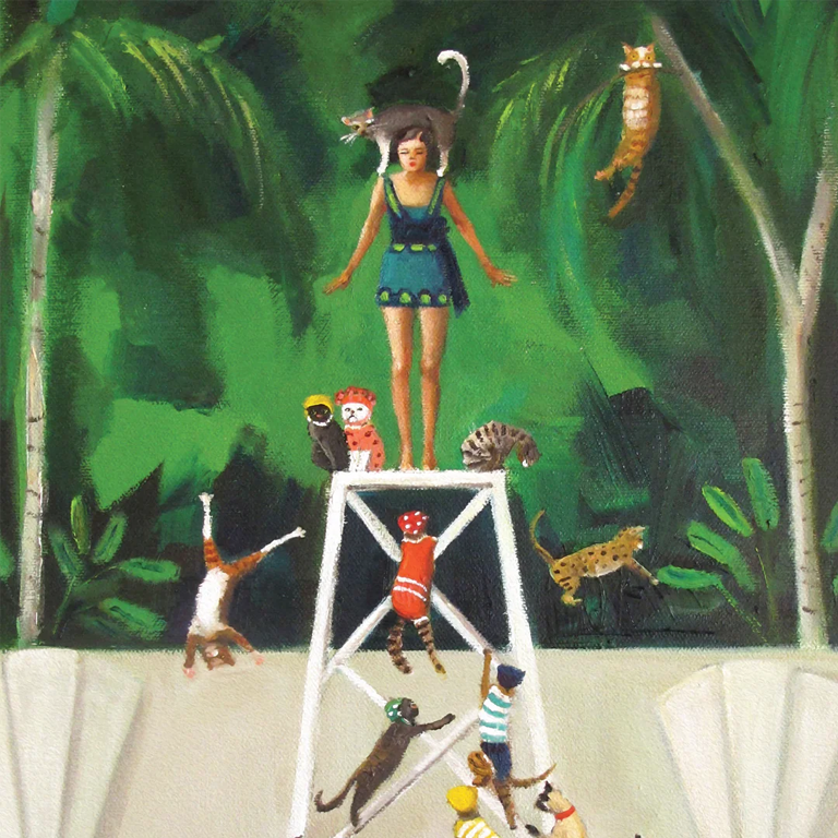 New York Puzzle Company - JANET HILL | Pool Kitties - Image 2
