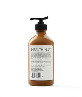 Health Hut Hand & Body Lotion - Eucalyptus, Vetiver & Petitgrain - Image 2