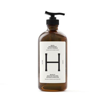 Health Hut Hand Soap & Body Wash - Basil, Peppermint & Blood Orange