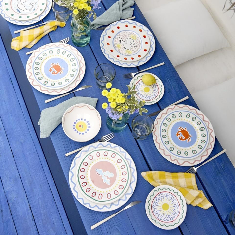 Costa Nova Summer Bliss Salad Plate - Guppy - Image 3