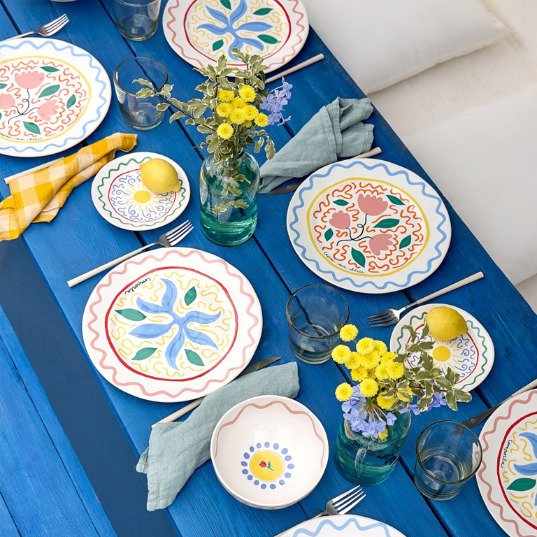 Costa Nova Summer Bliss Dinner Plate - Tulip - Image 3