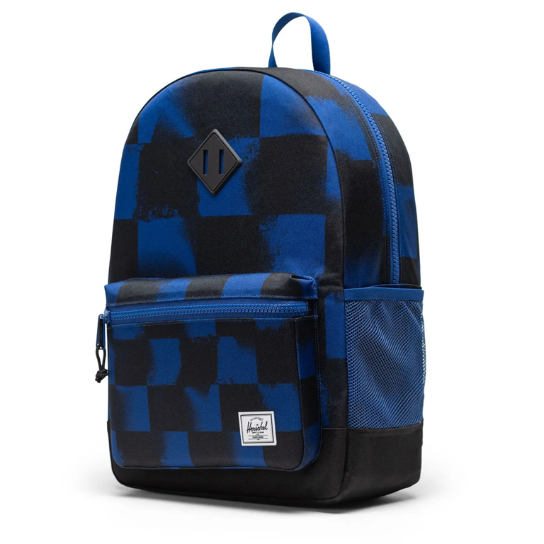 Herschel Supply Co. Heritage Backpack Youth - Stencil Checker Sodalite Blue - Image 2