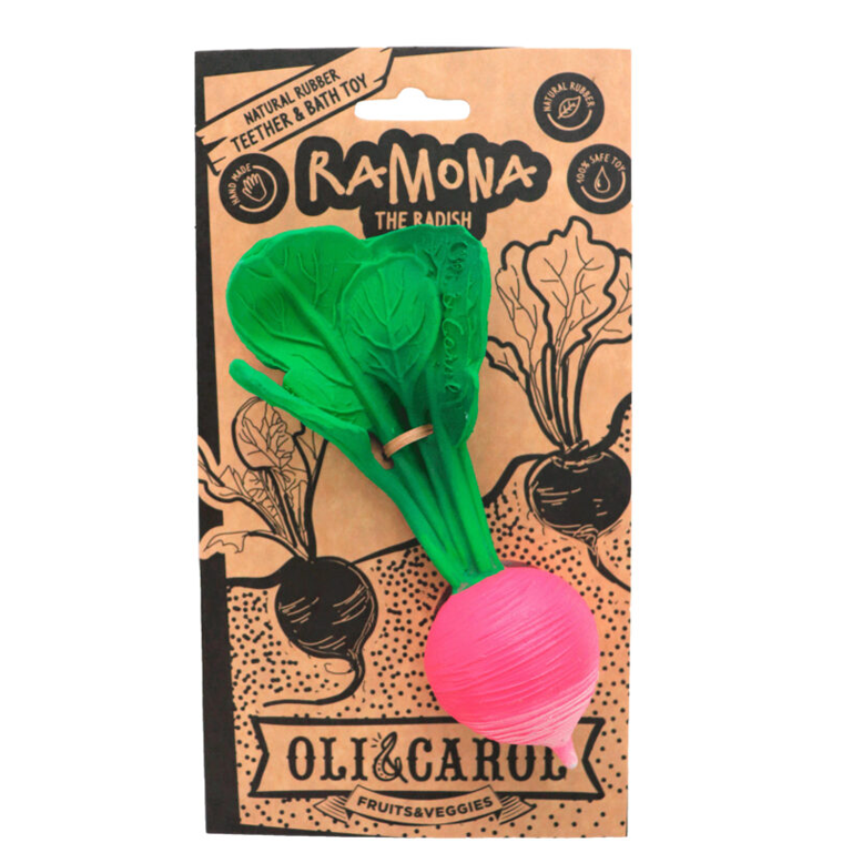 Oli&Carol Teether and Bath Toy - Ramona the Radish - Image 3