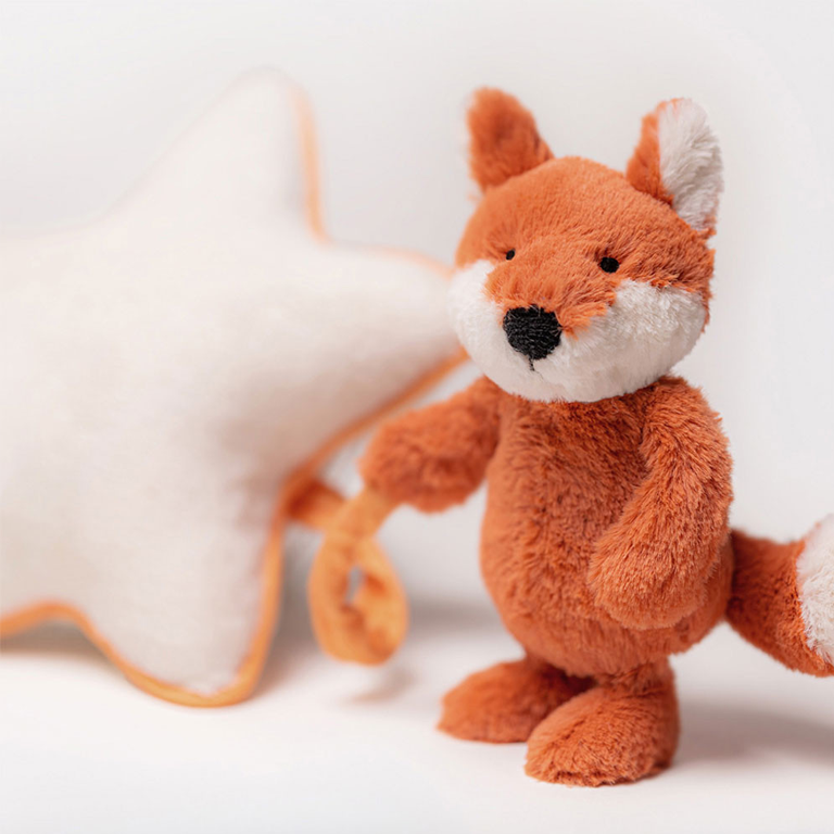 Jellycat Musical Pull - Bashful Fox - Image 2