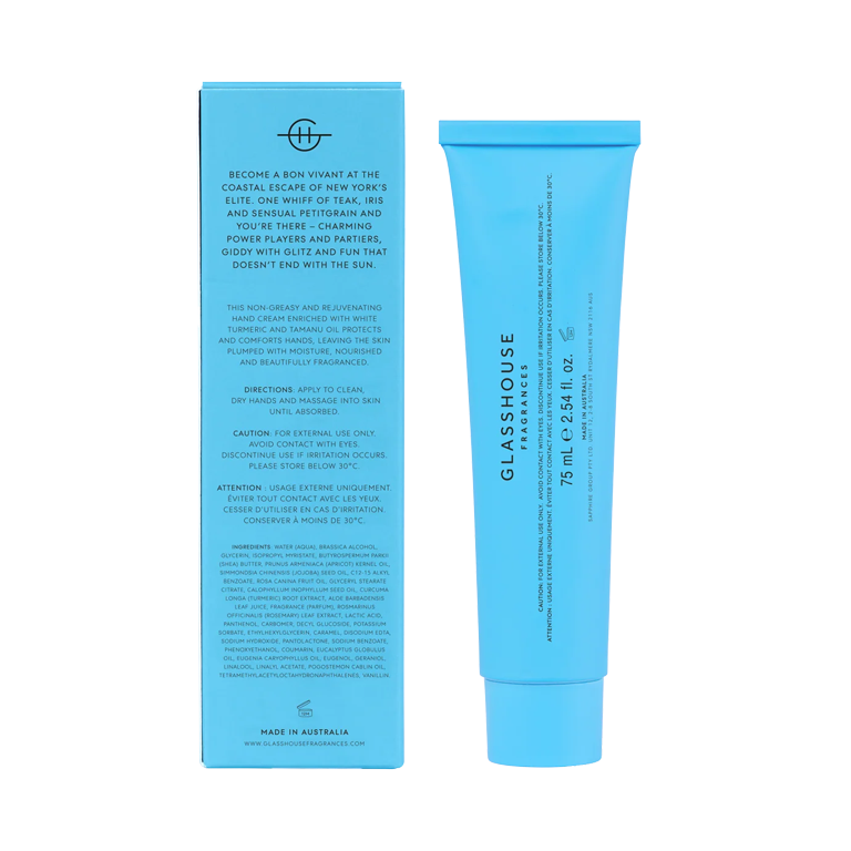 Glasshouse Fragrances Hand Cream - The Hamptons - Image 3