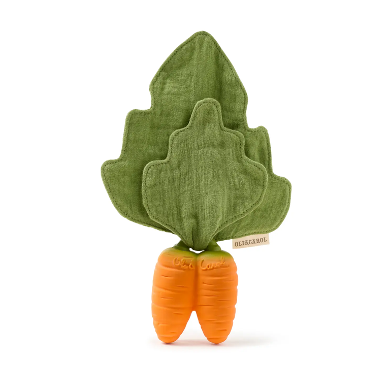 Oli&Carol Mini Dou-dou and Teether - Cathy the Carrot