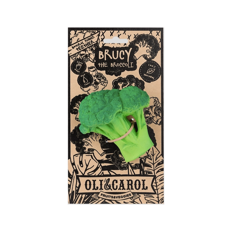 Oli&Carol Teether and Bath Toy - Brucy the Broccoli - Image 3