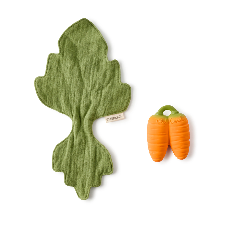 Oli&Carol Mini Dou-dou and Teether - Cathy the Carrot - Image 3