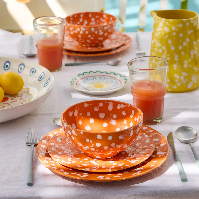 Costa Nova Rafaela Cereal Bowl - Tangerine - Image 2