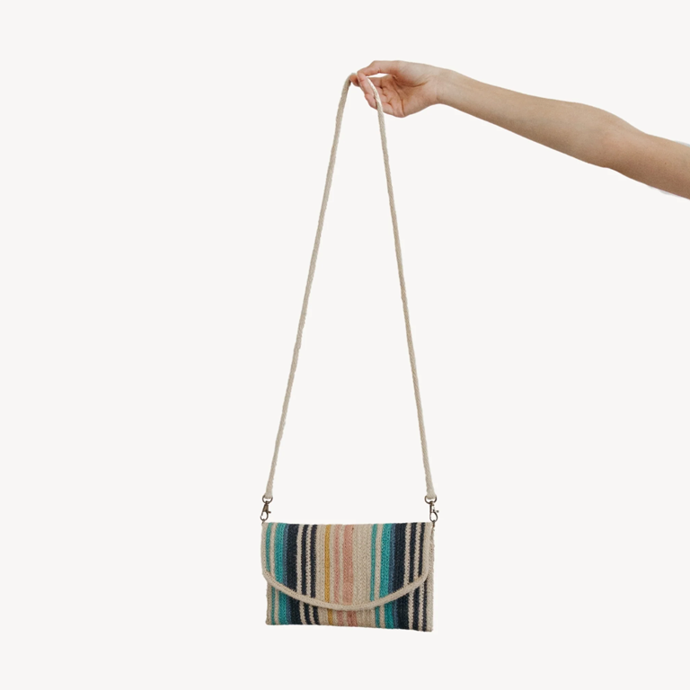 Pokoloko Jute Crossbody Bag - Multi Colour - Image 2