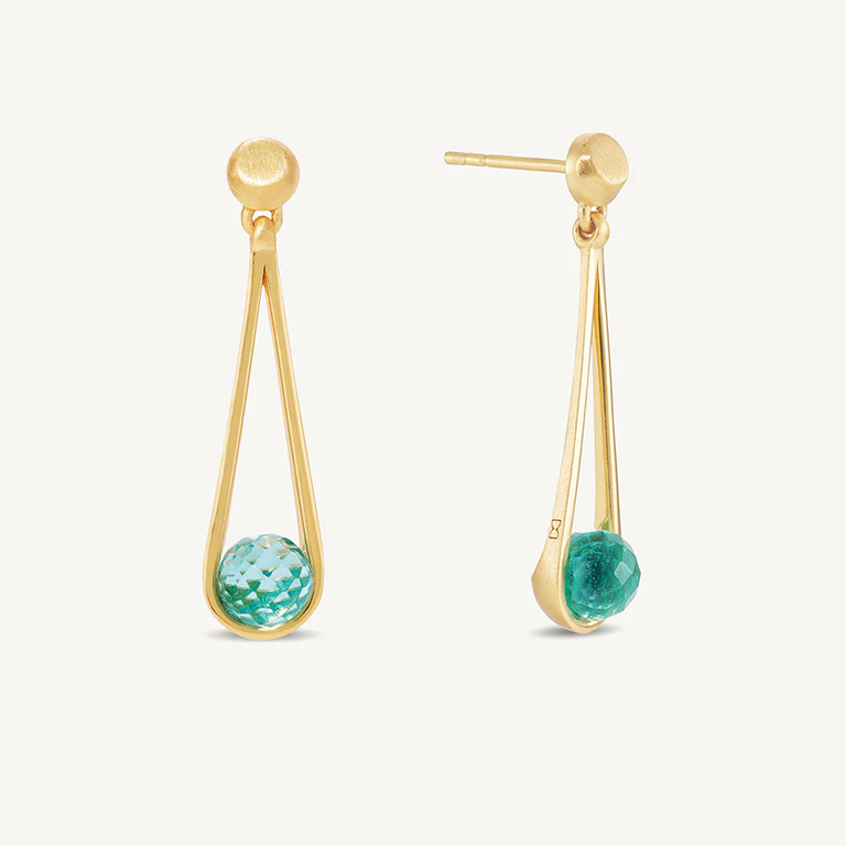 Dean Davidson Petite Ipanema Earrings - Sky Blue - Image 3