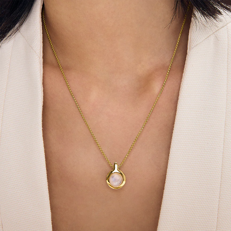 Dean Davidson Mini Ipanema Pendant - Labradorite and Moonstone - Image 2