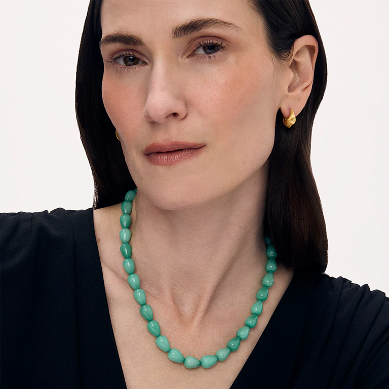 Dean Davidson Samui Beaded Necklace - Banyan Green Jade - Image 2