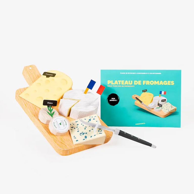 Cinqpoints 3D Paperfood - Cheese Board - Image 5