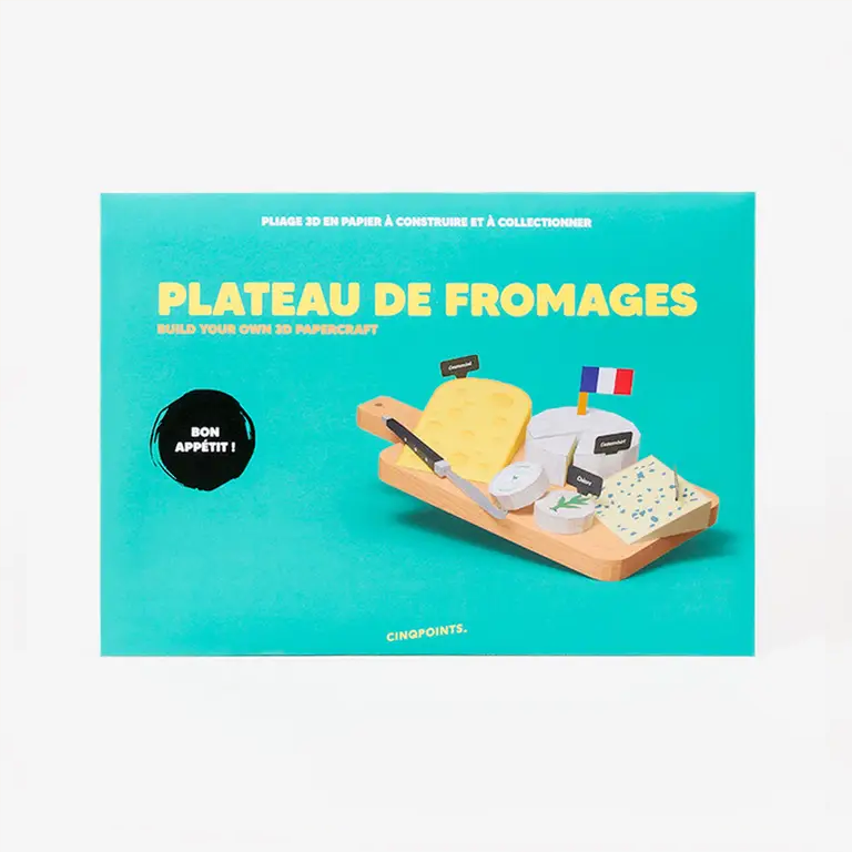 Cinqpoints 3D Paperfood - Cheese Boardimage