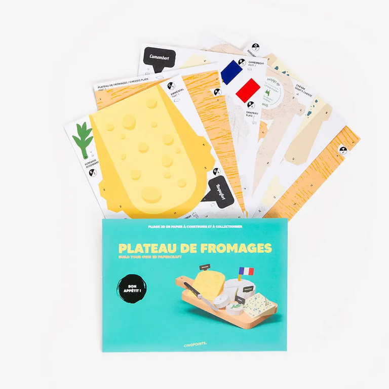 Cinqpoints 3D Paperfood - Cheese Board - Image 4