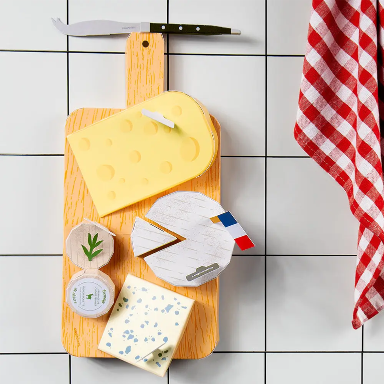 Cinqpoints 3D Paperfood - Cheese Board - Image 2