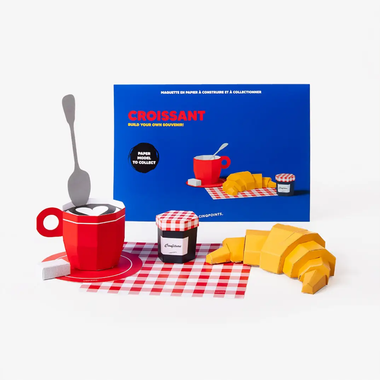Cinqpoints 3D Paperfood - Croissant - Image 3