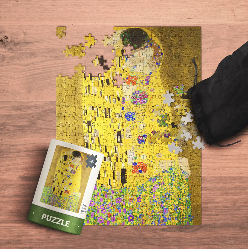 Today Is Art Day Puzzle - GUSTAV KLIMT | The Kiss - Image 2