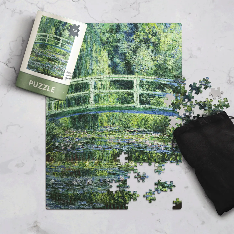 Today Is Art Day Puzzle - CLAUDE MONET | Bridge Over A Pond Of Water Lilies - Image 2