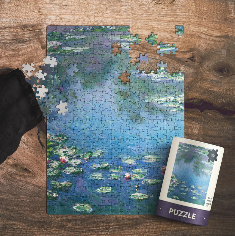 Today Is Art Day Puzzle - CLAUDE MONET | Water Lilies - Image 2